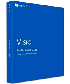 MICROSOFT Visio 2016 Professional License – 1PC