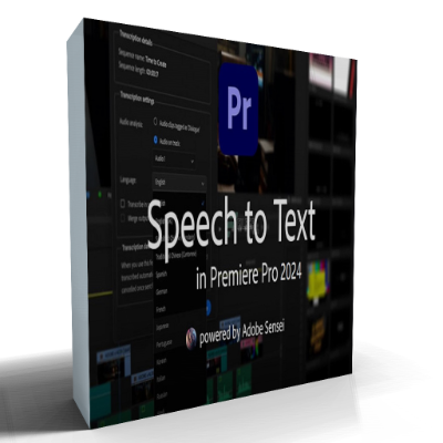 Adobe Speech to Text v12.0 for Premiere Pro 2024