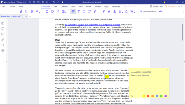 Wondershare PDFelement Pro X 10
