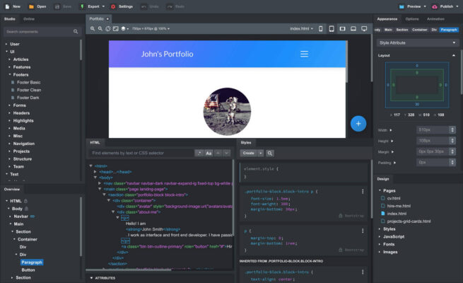 Bootstrap Studio Professional 6