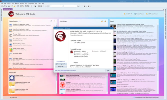 Embarcadero RAD Studio 12