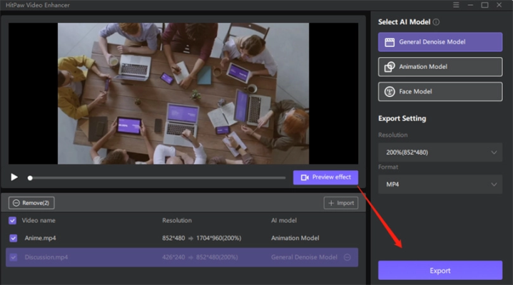 HitPaw Video Enhancer 1.7