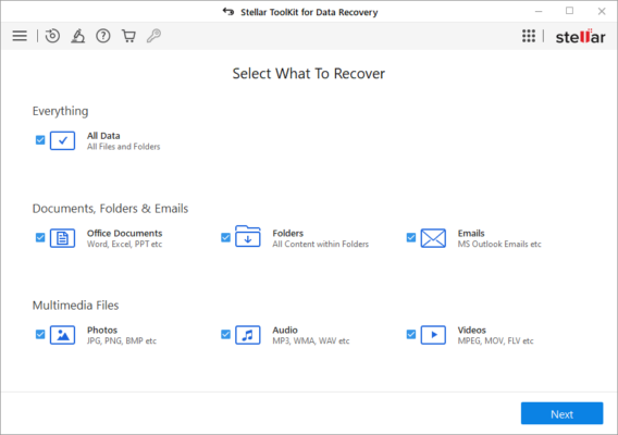 Stellar Toolkit for Data Recovery 11
