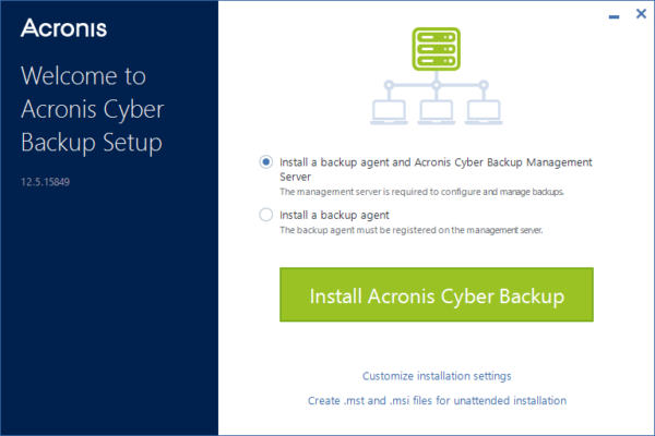 Acronis Cyber Backup 12