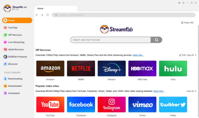 StreamFab YouTube Downloader Pro 6 