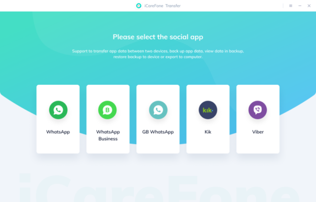 Tenorshare iCareFone for WhatsApp Transfer 3