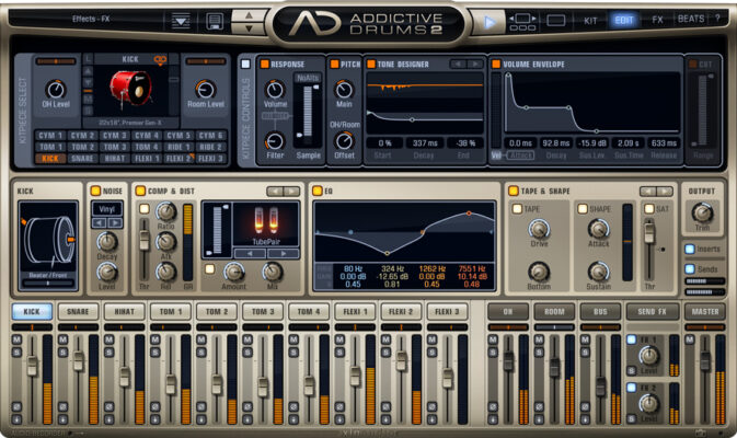 XLN Audio Addictive Drums 2 Complete